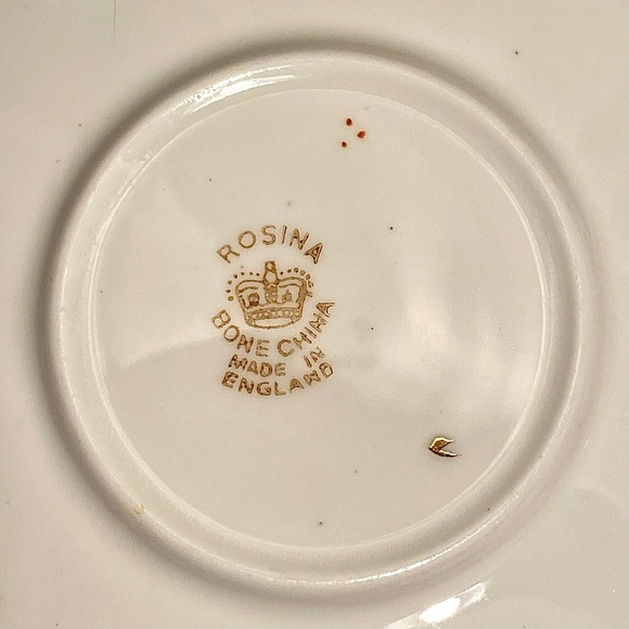 Vintage Rosina English Bone China Tea Cup and Saucer - Picture 3 of 5